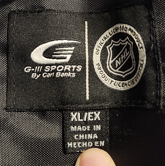 NHL Boston Bruins Hockey G-lll Carl Banks Jacket With hood Men's‎ Size XL - Picture 13 of 16